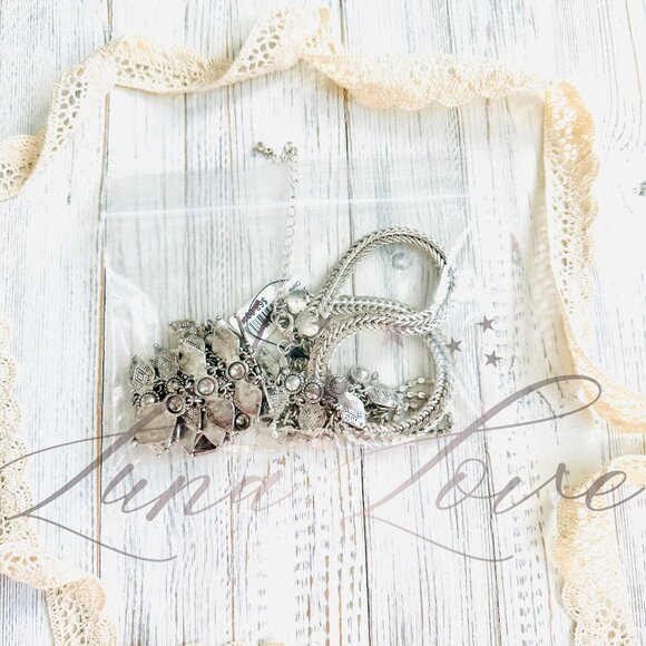 FREE PEOPLE Electra Necklace In Silver NWT - Picture 2 of 6